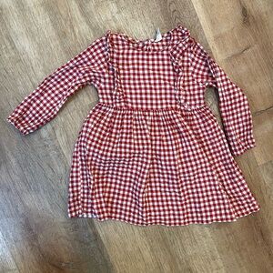 H&M Red and White Checkered Kids Dress